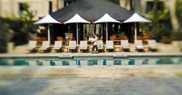 Poolside
