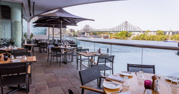 Stunning Brisbane River Waterfront Balcony