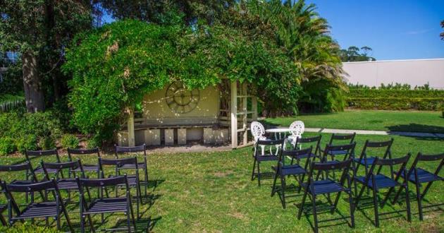 A Tropical Rainforest Garden Reception Space