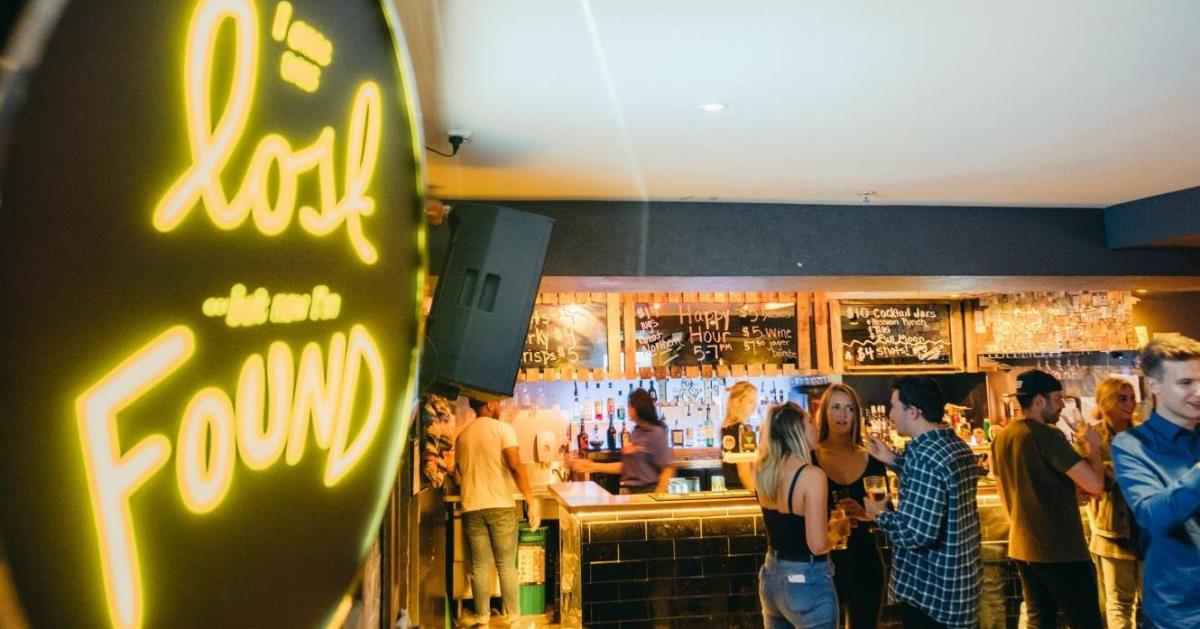 Warm and Cozy Partial Space at Lost and Found Bar Venue Hire at VenueNow