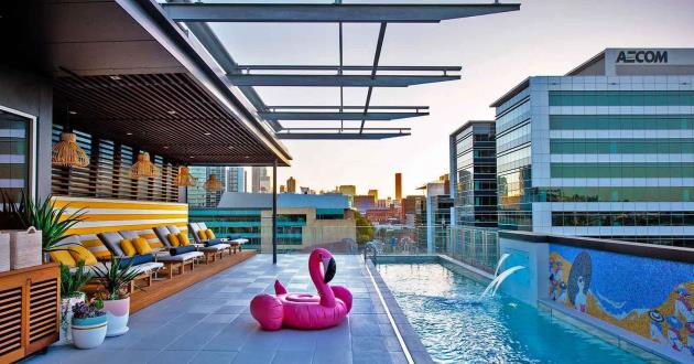 Poolside