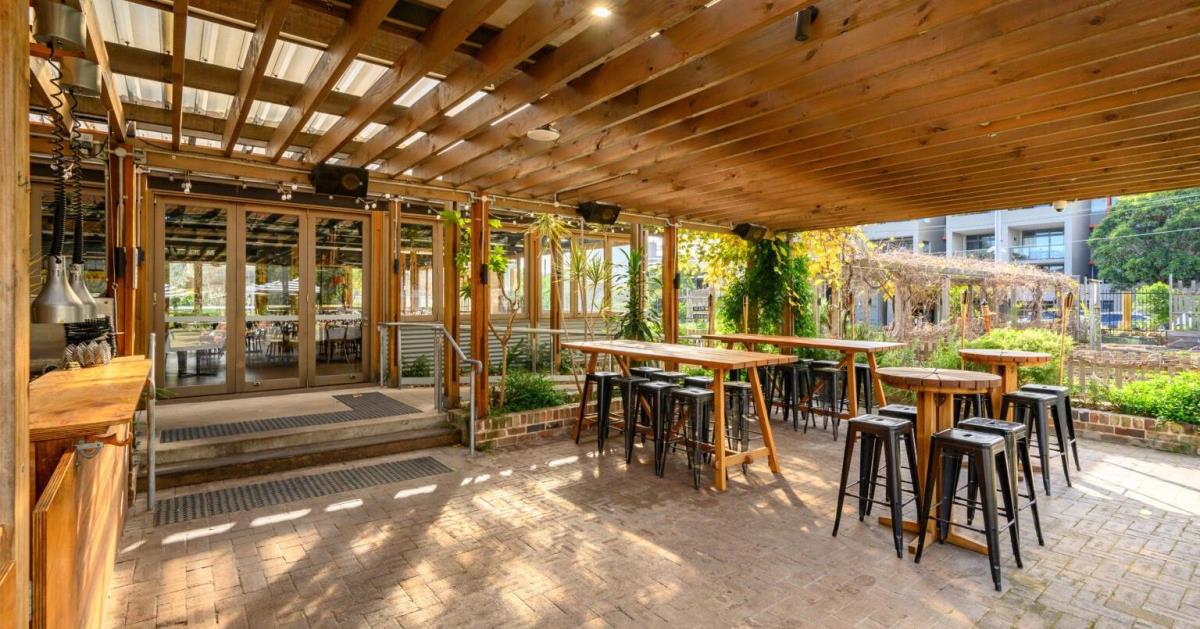 The Yard Patio at Camperdown Commons Venue Hire at VenueNow