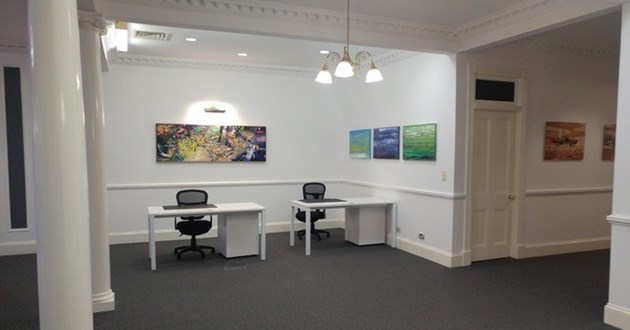 Permanent Desk in an Open Space in the Valley