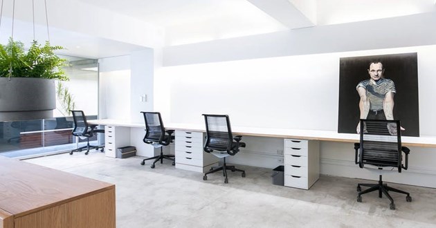 Desks in a Creative Studio at Waterloo