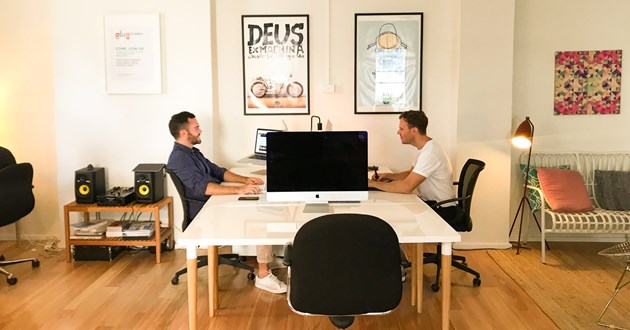Desks Available in Light, Bright and Creative Office