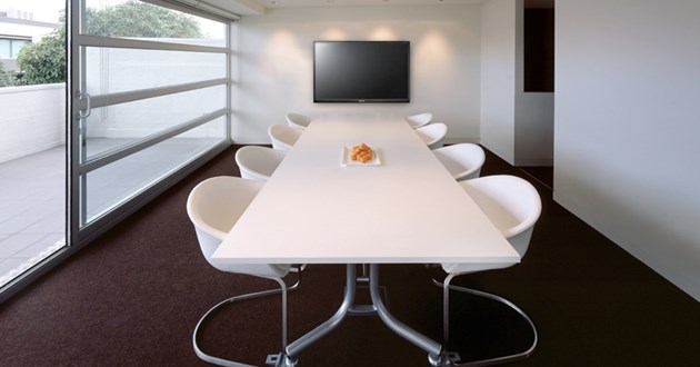 Light filled 10 Person Boardroom with balcony