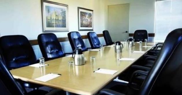 Natural light filled 12 Person Boardroom