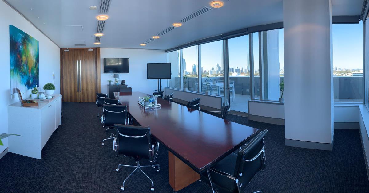 12 Person Boardroom. Bundall, Gold Coast. Stunning Views! at 1