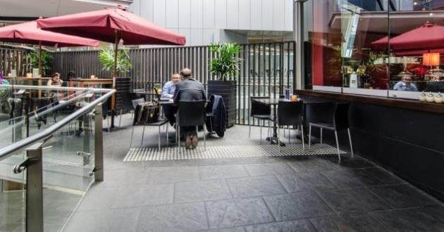 The Front Terrace Downstairs Side Contemporary Space